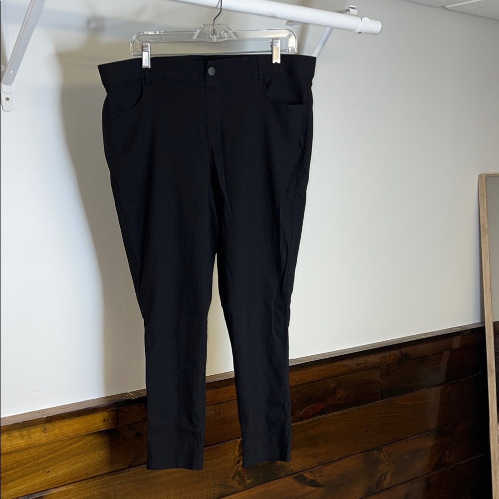 Mario Serrani Italy Pull‎ On Stretchy Black Pants- XL